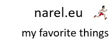 narel.eu – my favorite things